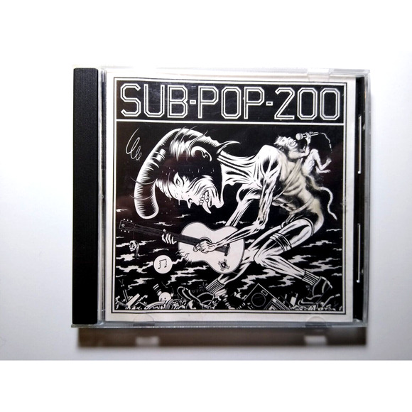 Sub-Pop 200 CD Nirvana Soundgarden Grunge Alt RARE Edition No Caroline Dist 1991 - Picture 4 of 10